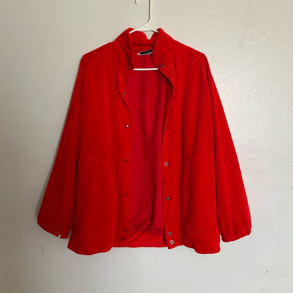 Christian Dior Red Terry Jacket